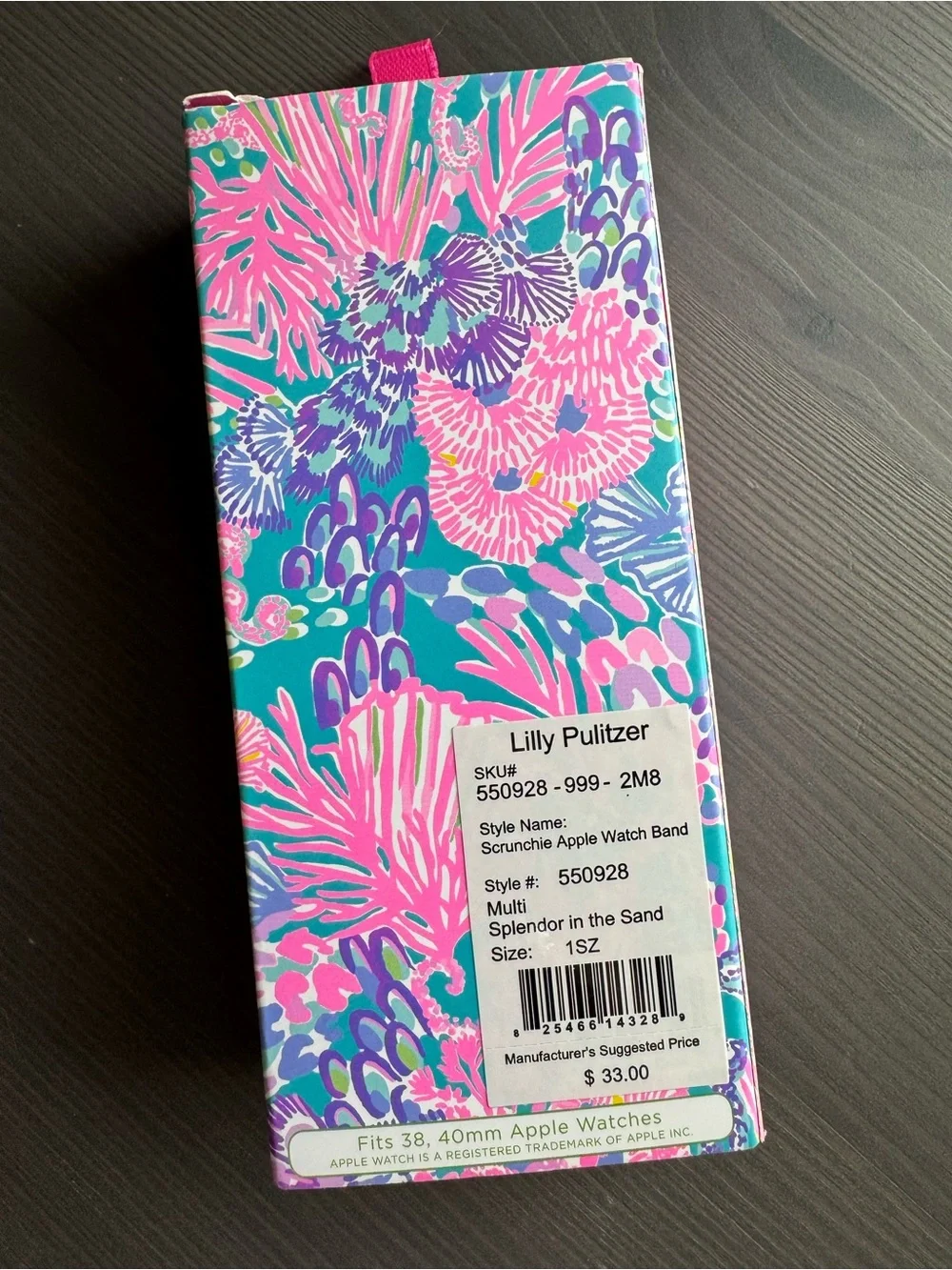 Lilly Pulitzer Scrunchie Apple Watch Band